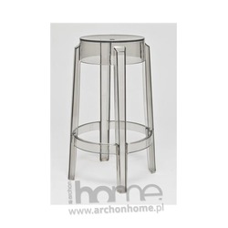 Stołek Duch 66 szary transparentny - inspirowany Ghost