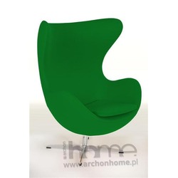 Fotel Jajo zielony kaszmir - inspirowany Egg