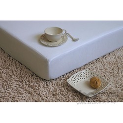 Prześcieradło Jersey biel 140