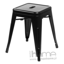 Stołek Paris czarny - inspirowany Tolix