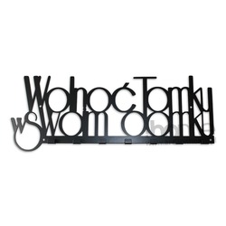 Wieszak na ubrania WOLNOĆ TOMKU W SWOIM DOMKU