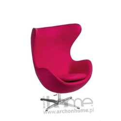 Fotel Jajo fuksja kaszmir Premium