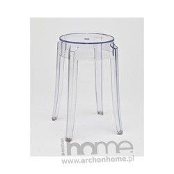 Stołek Duch 46 transparentny - inspirowany Ghost