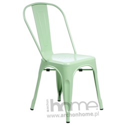Krzesło Paris zielone - inspirowany Tolix
