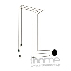 Lampa ścienna FLUSSO WALL 3