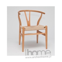 Krzesło Wicker naturalne - inspirowane Wishbone
