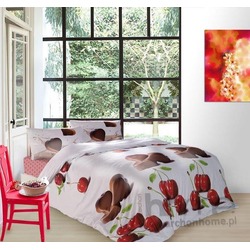 Pościel satynowa Valentini Limited Deser Czekoladki 220x200