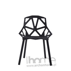 MODESTO Krzesło SPLIT MAT czarne