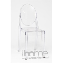 Krzesło Viki transparentne - inspirowane Victoria Ghost