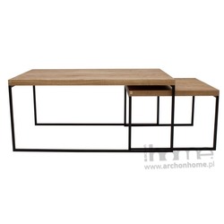 Stolik kawowy Doblo lakierowany czarny