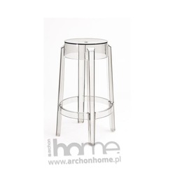 Stołek Duch 75 transparentny - inspirowany Ghost